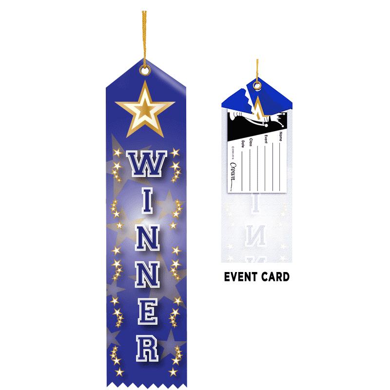 WINNER COLOR SPLASH RIBBON