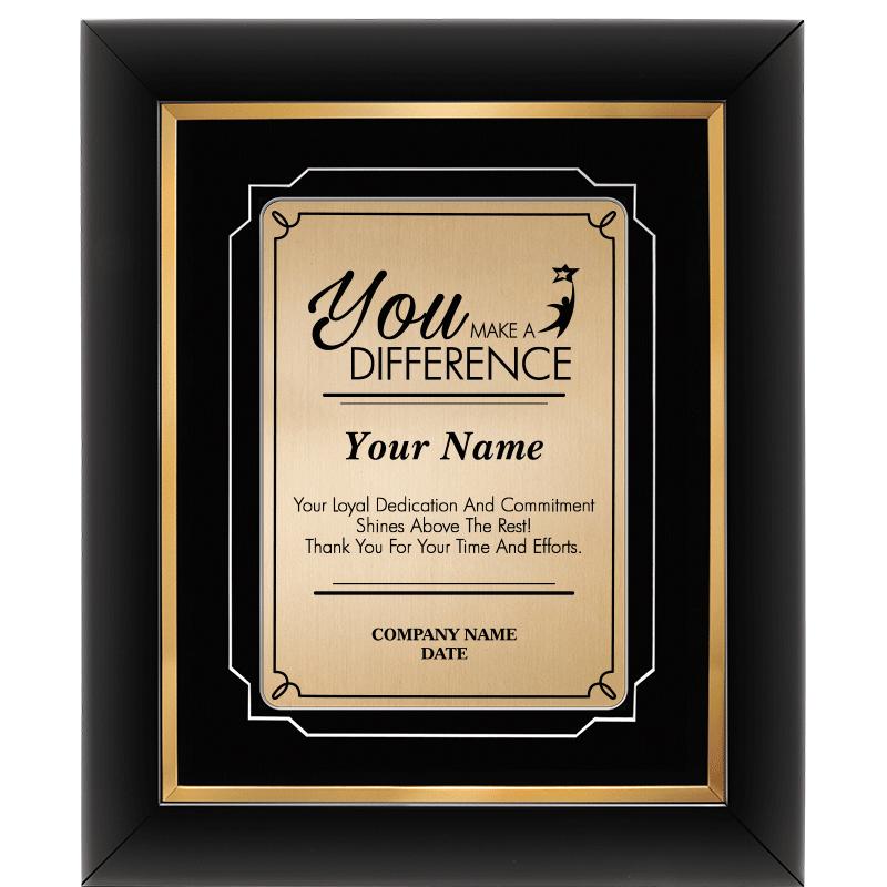 10x12 GOLD DECOR YOU MAKE DIFF