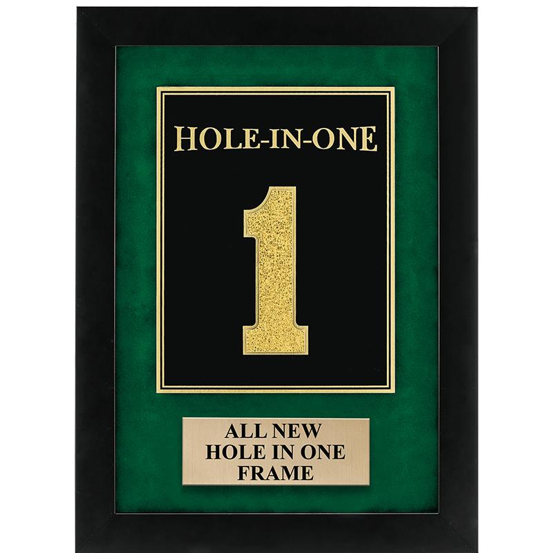 12X17 HOLE IN ONE GLF FRME PLQ