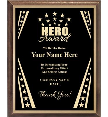 Hero Recognition Plaque