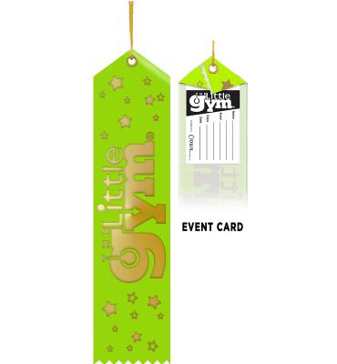 Green The Little Gym Starburst Award Ribbon