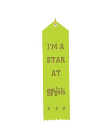 Light Green The Little Gym Award Ribbon