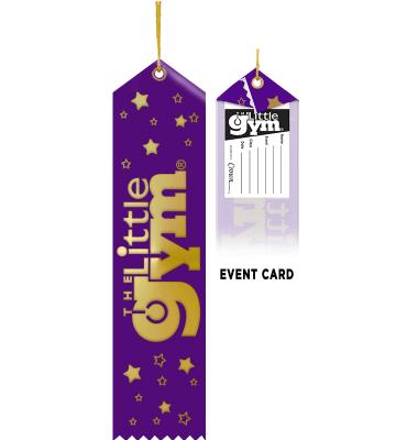 Purple The Little Gym Award Ribbon