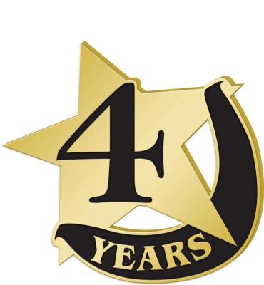 4 Years Recognition Pin