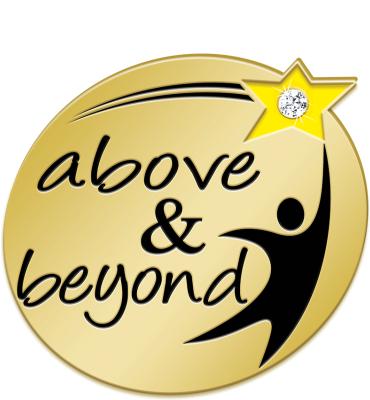 Above & Beyond Recognition Pin