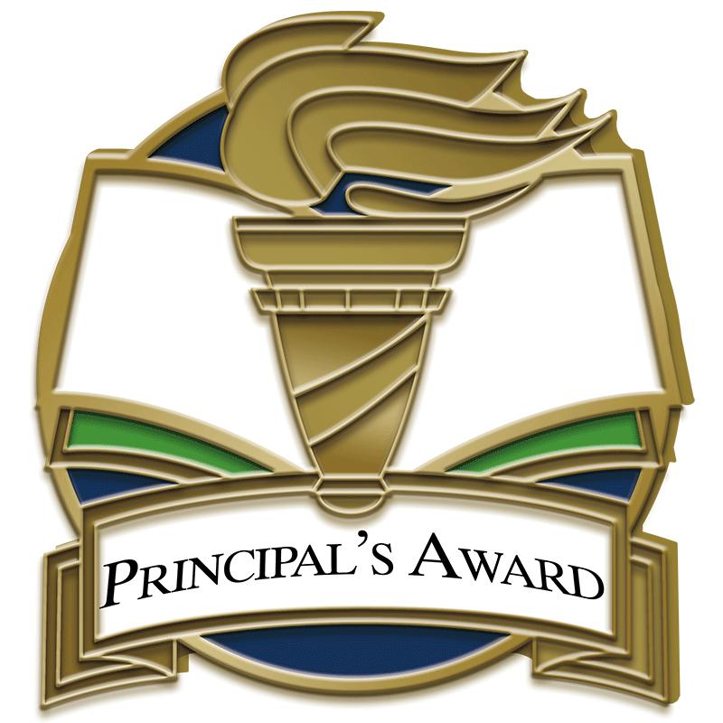 1"Wx1"H PRINCPL AWRD W/TRCH PN