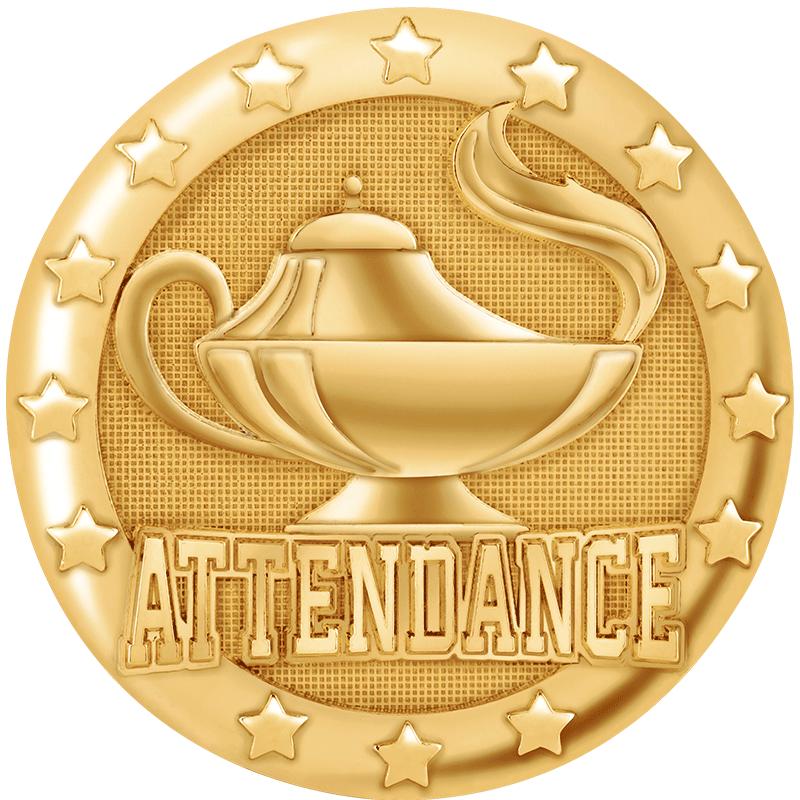 1" 3D BLAZE ATTENDANCE PIN