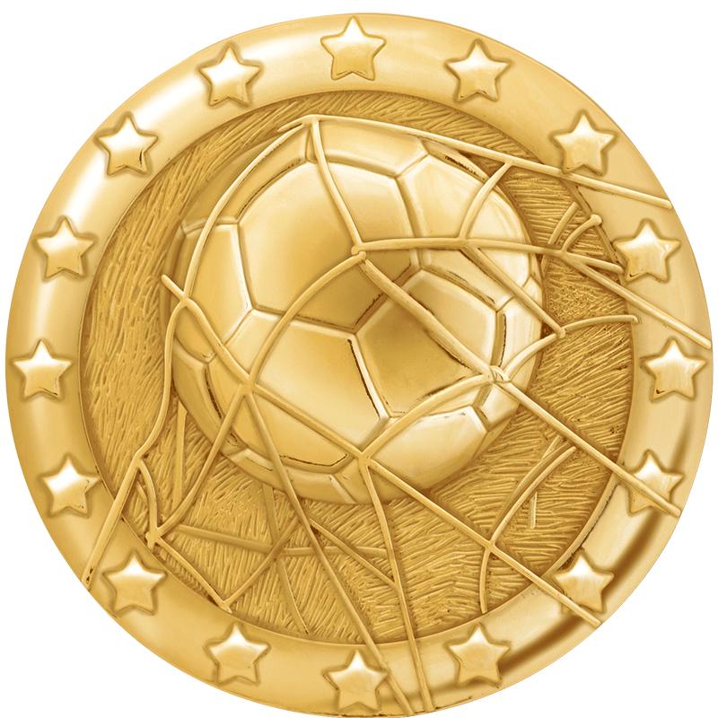 1" 3D BLAZE SOCCER PIN