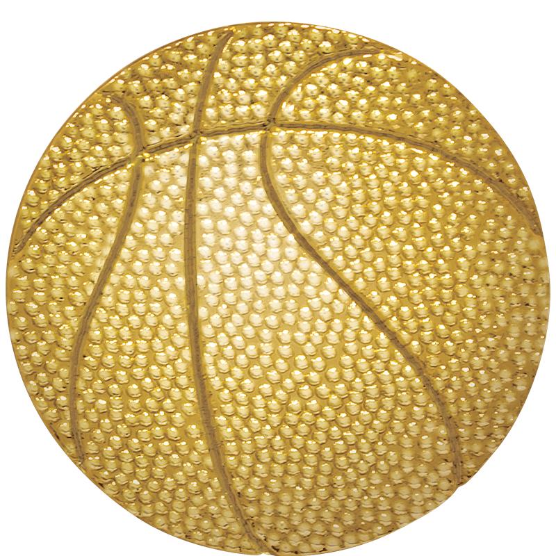 CHENILLE PIN-TURNED BASKETBALL