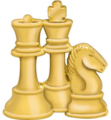 Chess Chenille Pin