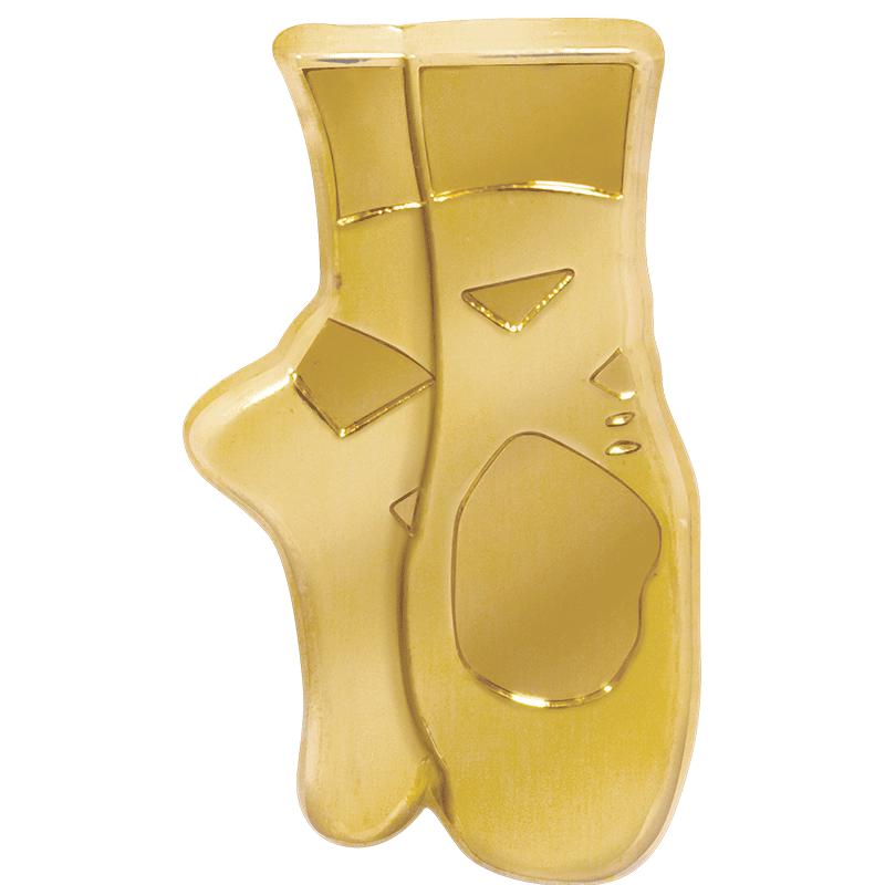 .5"Wx1"H BALLET SHOES PIN