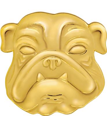 Bulldog Chenille Pin