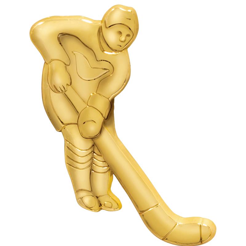 .875"Wx1"H CHENILLE PIN-HOCKEY