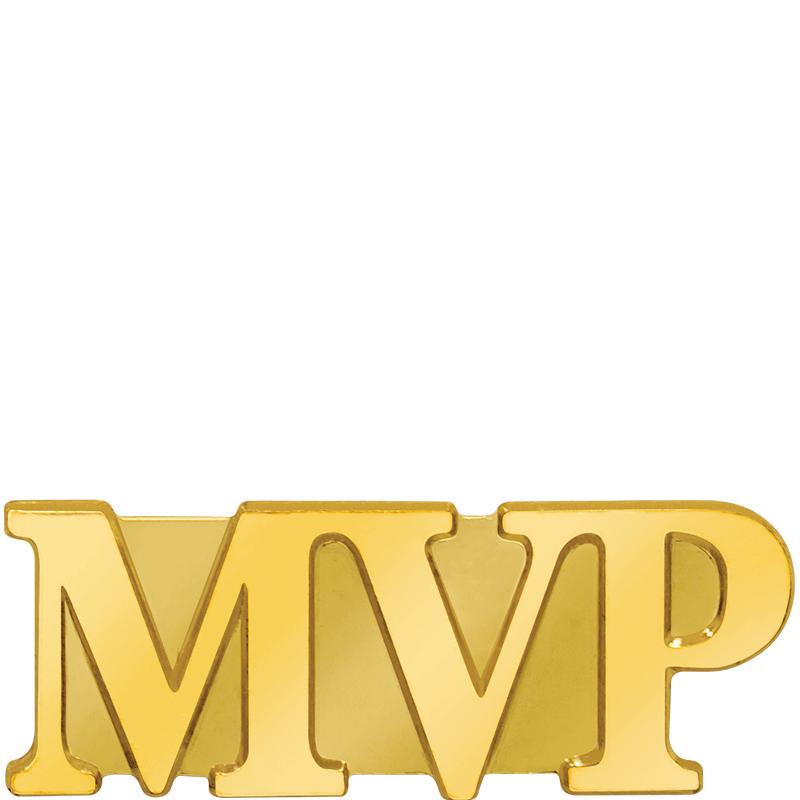 1"Wx0.25"H CHENILLE PIN-MVP