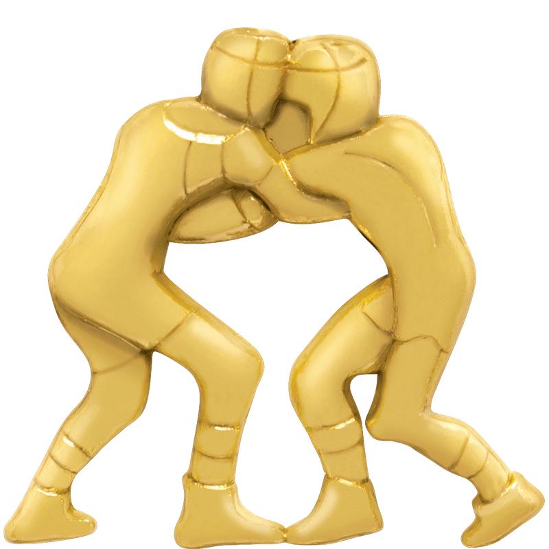 1"Wx1"H CHENILLE PIN-WRESTLING