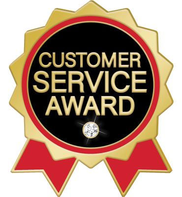 Customer Service Award Pin