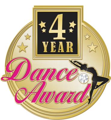 4 Year Dance Award Pin