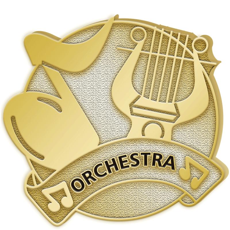 1"Wx1"H DIESTRUCK PIN-ORCHESTR