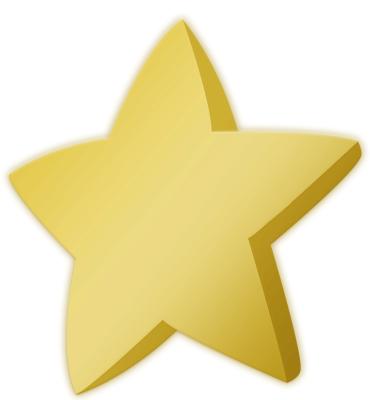 Deco Star Recognition Pin