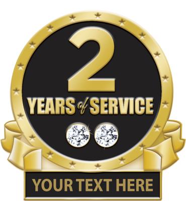 2 Year Engravable Pin