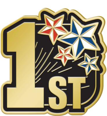 1st Place Pin