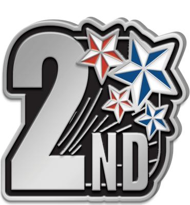 2nd Place Pin
