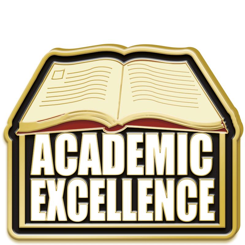 1.25"Wx1.25"H ACDEMIC EXCEL PN