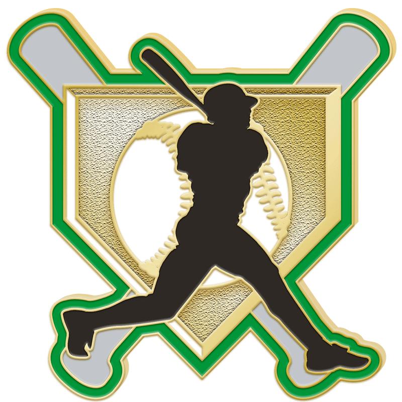 1.25"Wx1.25"H BASEBALL HOMEPLT