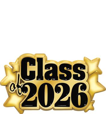 Class Of 2026 Star Pin
