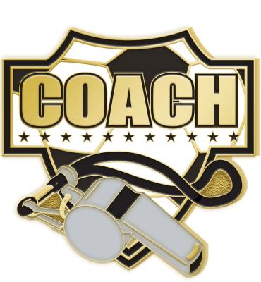 Coach/Whistle Pin