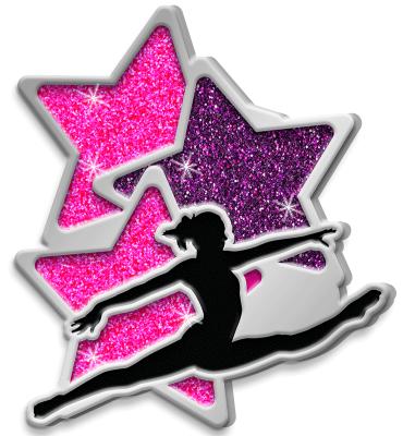 Dance-Glitter Pin