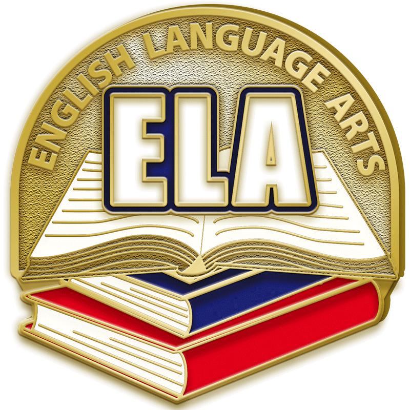 1"Wx1"H ENAMEL PIN-ELA