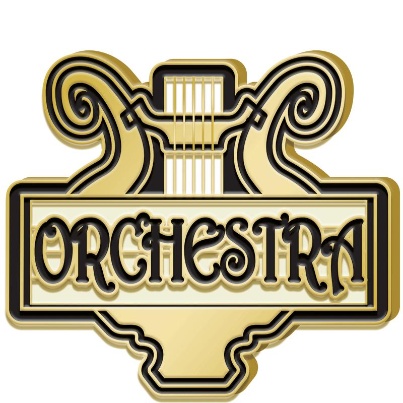 1.25"Wx1"H ENMEL PIN-ORCHESTRA