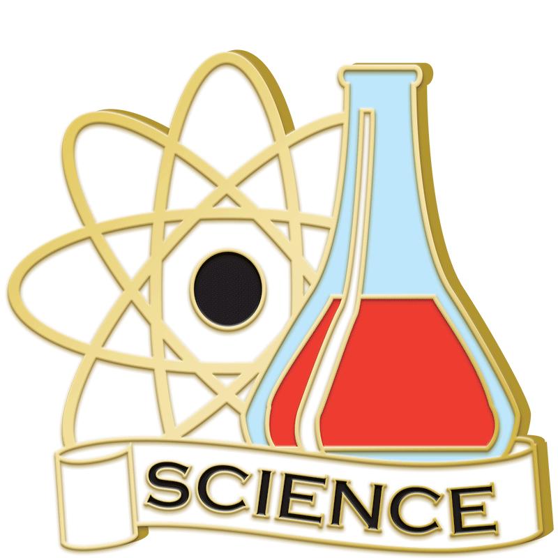 1.25"Wx1.25"H ENML PIN-SCIENCE