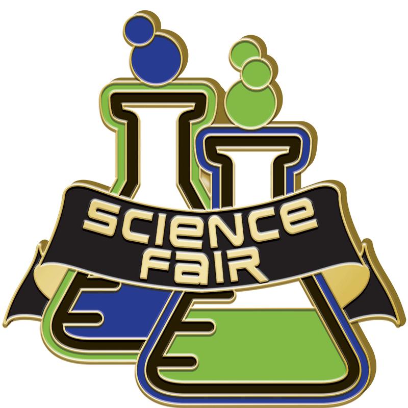 1.25"Wx1.25"H PIN-SCIENCE FAIR