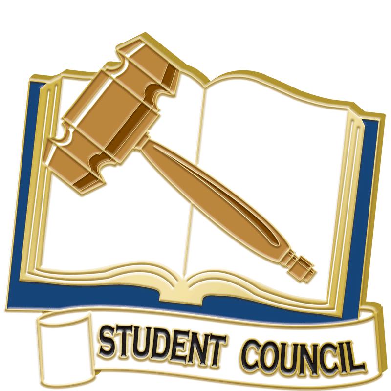 1.25"Wx1.25"H STDNT COUNCIL PN