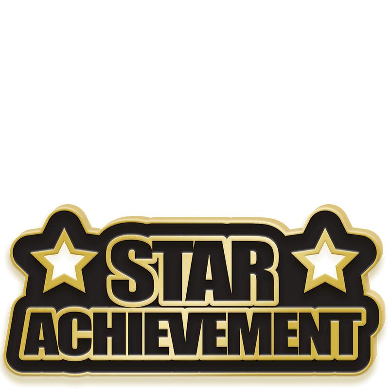 1.25"Wx.5"H PIN STAR ACHIEVMNT