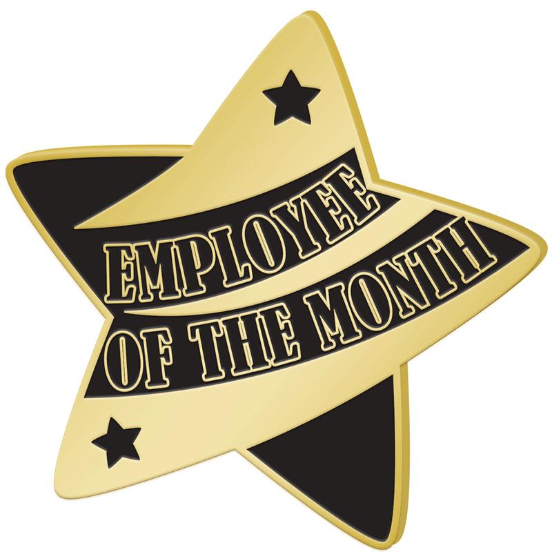1"Wx1"H EMPLOYEE/MONTH REC PIN