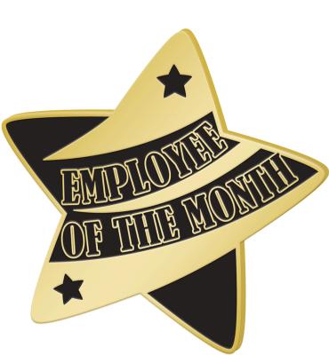 Employee Of The Month Recognition Pin