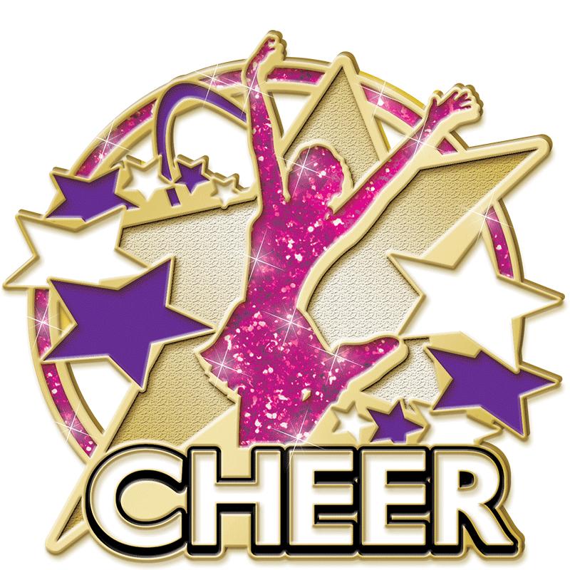 Cheerleading Pins Crown Awards