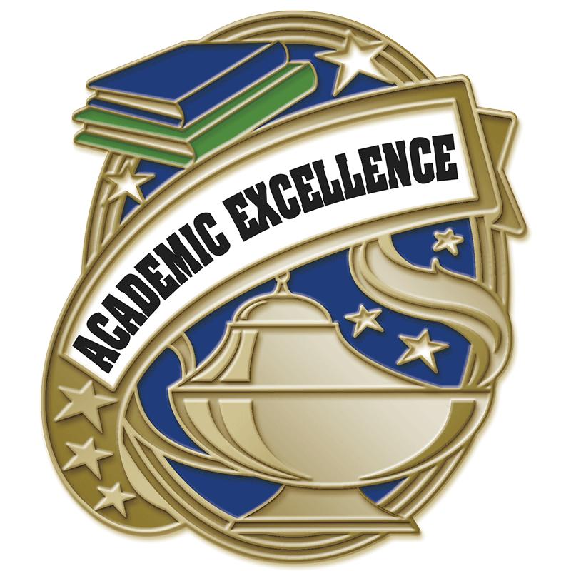 ACADEMIC EXCELLENCE KUDOS PIN