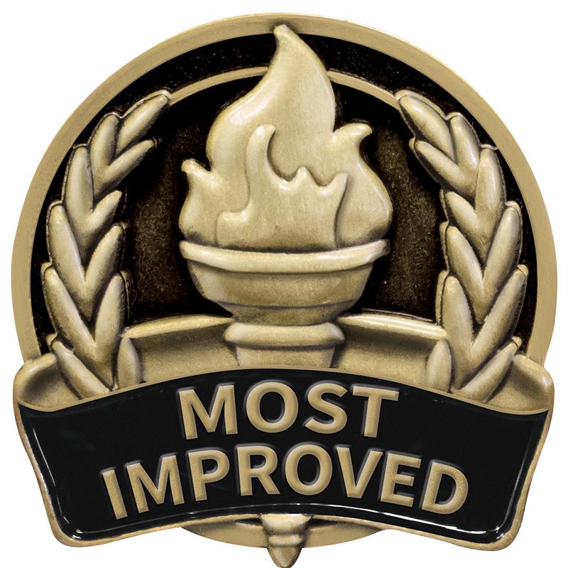 1"Wx1"H SCHLSTC MOST IMPROVED