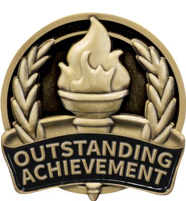 Scholastic Achievement Outstanding Pin
