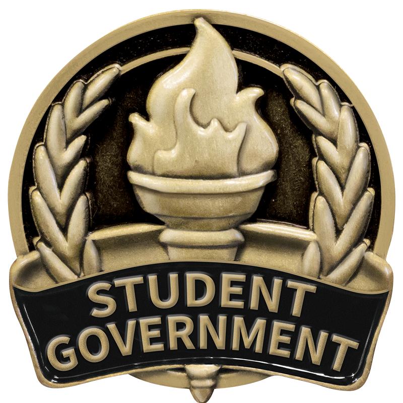 1"Wx1"H SCHL STUDENT GOVERNMNT