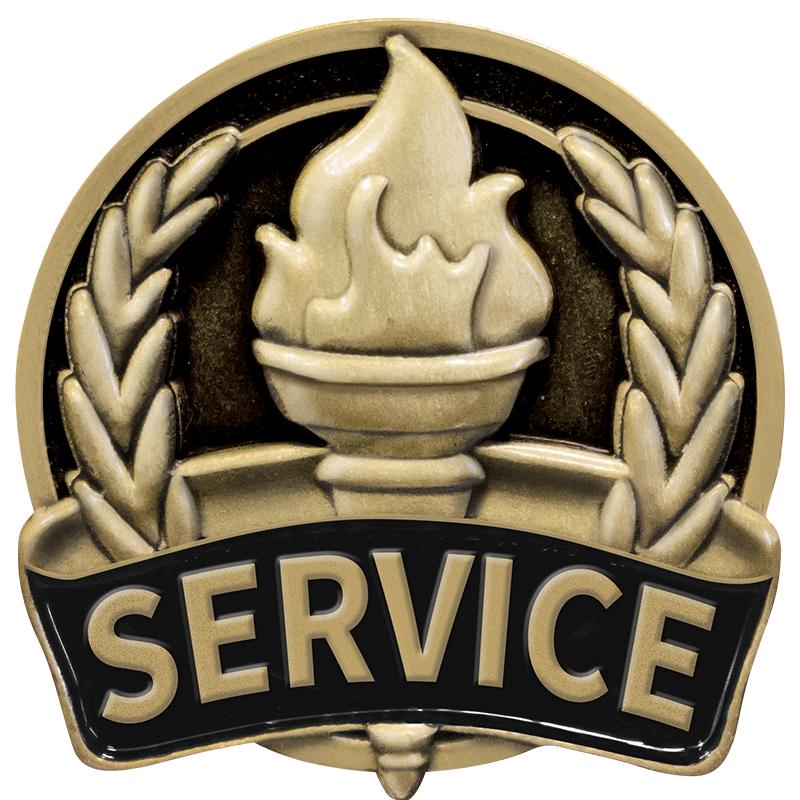 1"Wx1"H SCHLSTC SERVICE