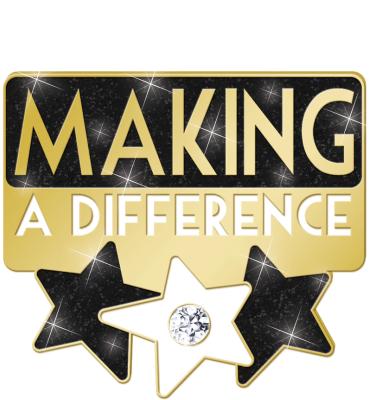 Making A Difference Recognition Pin