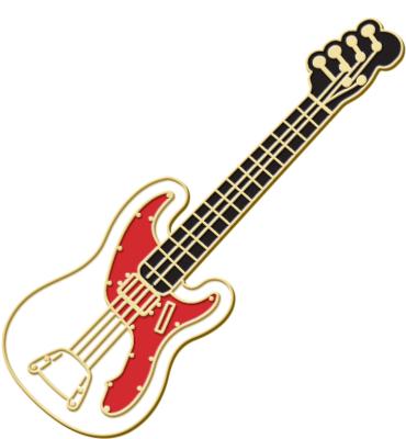Bass Guitar Music Pin