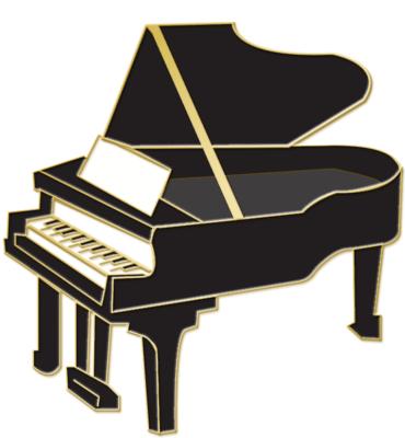 Piano Music Pin
