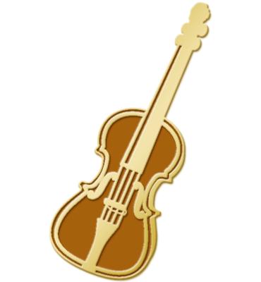 Violin Music Pin