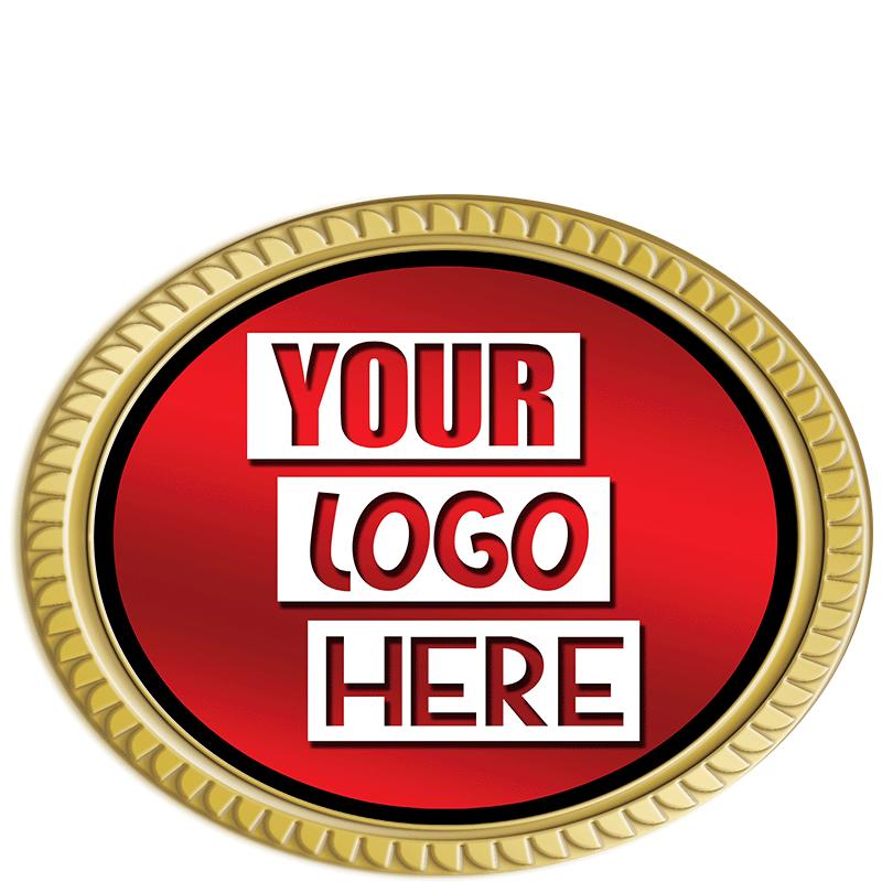 1"Wx.75"H WIDE OVAL INSERT PIN